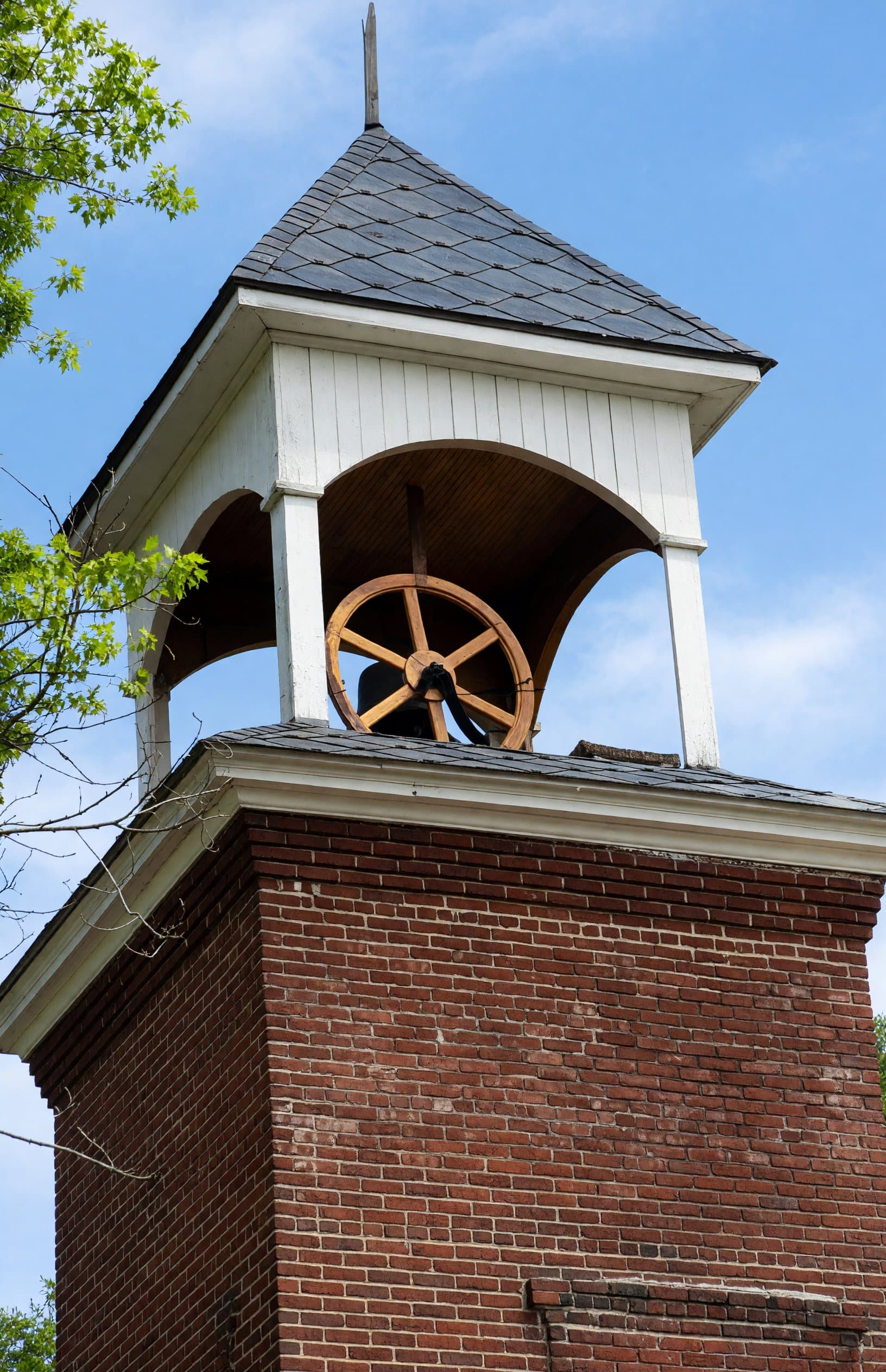 The bell tower of Wartrace Baptist Church